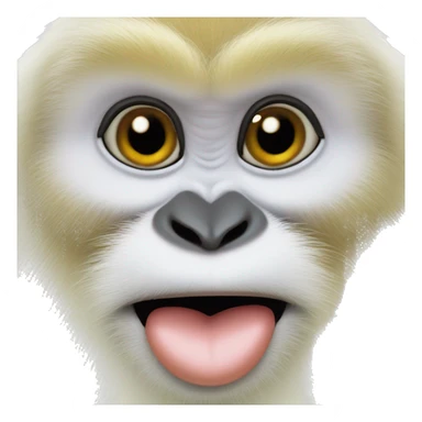 Snub nosed monkey sticker