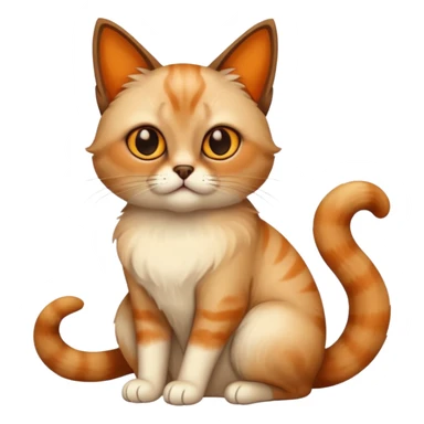 chili siamese cat  sticker