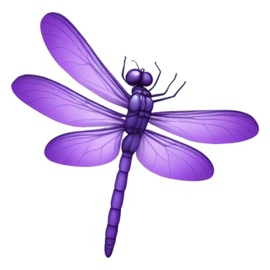 purple dragonfly sticker