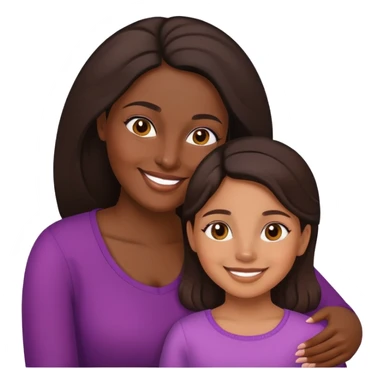latinas Mom and daughter sticker