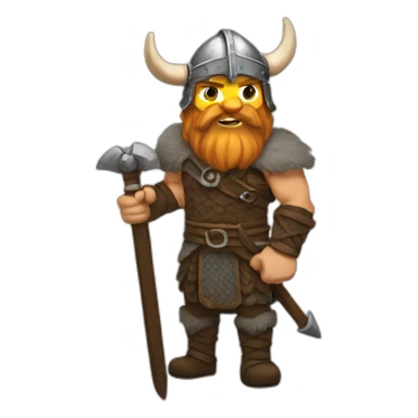 Viking sward sticker
