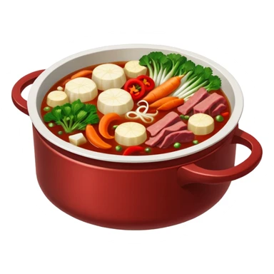 Two flavour hotpot sticker