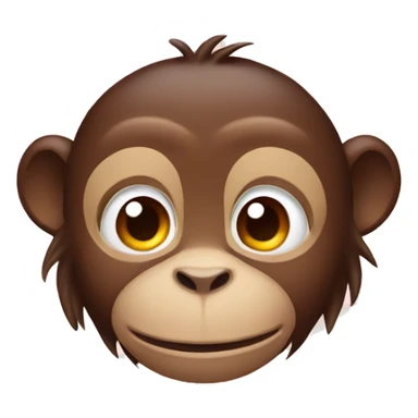 monkey mixed with bunny sticker