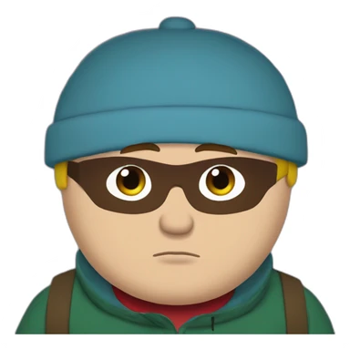 Cartman in south park sticker