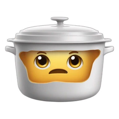 Œuf dans une casserole sticker
