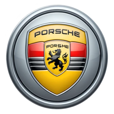 porsche logo sticker