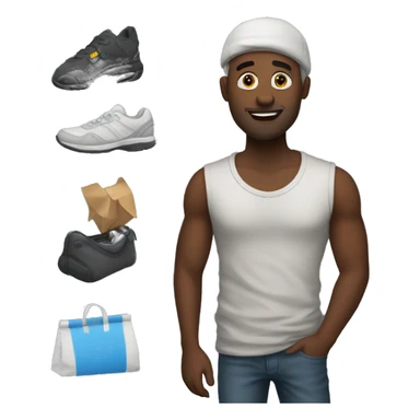 SKETCHY GUY SELLING STUFF sticker