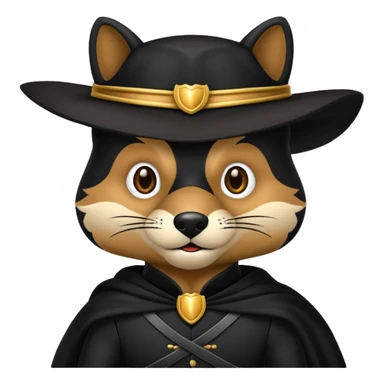 zorro mascota sosteniendo un neumático sticker