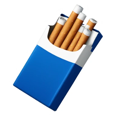 dark blue pack of cigarettes sticker