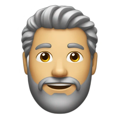 man's hair styling with wax sticker