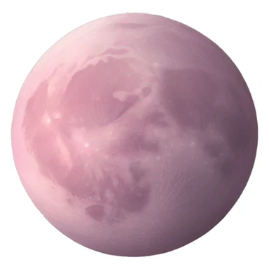 pastel pink moon sticker
