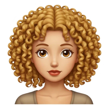 Mujer crespa  sticker