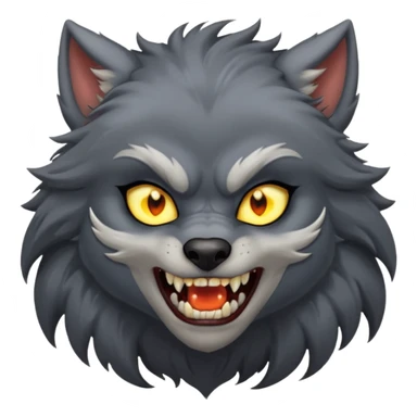 girl werewolf sticker