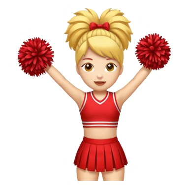 cheerleader pom pom sticker