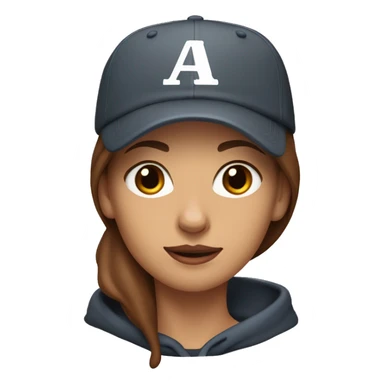 White woman with short brown hair wearing baseball cap and hoodie, walking Dobermans with floppy ears sticker