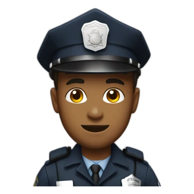 a police officer sticker