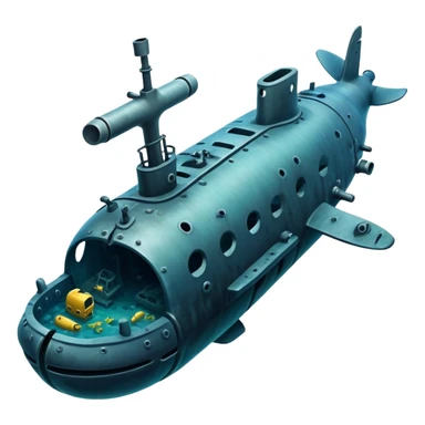 Submarine wreck  sticker