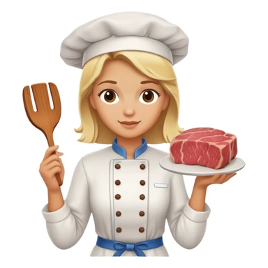blonde cook beef  sticker