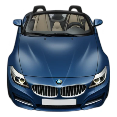 Coche BMW z4 azul oscuro sticker
