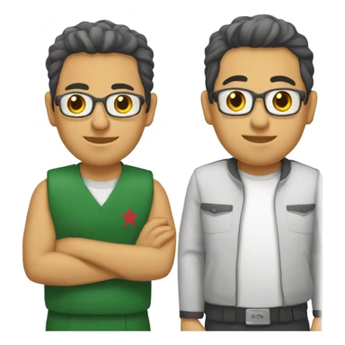 le presudent de l'algerie sticker