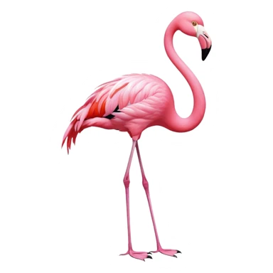 pink flamingo sticker