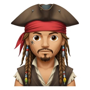 Captain Jack Sparrow sticker