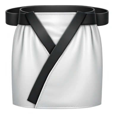 karate black belt icon sticker