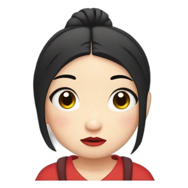 triste pucca sticker