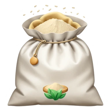 open bag of flour sticker