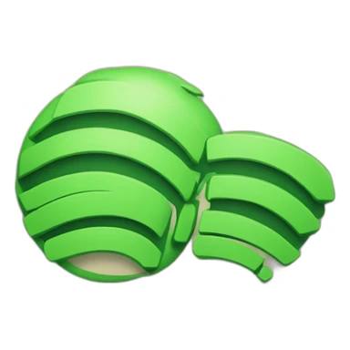 vintage Spotify logo sticker