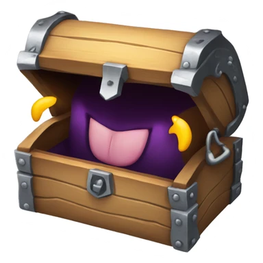 Mimic chest open sticker