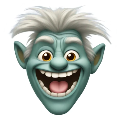 A troll face sticker
