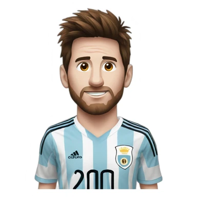 messi argentina sticker