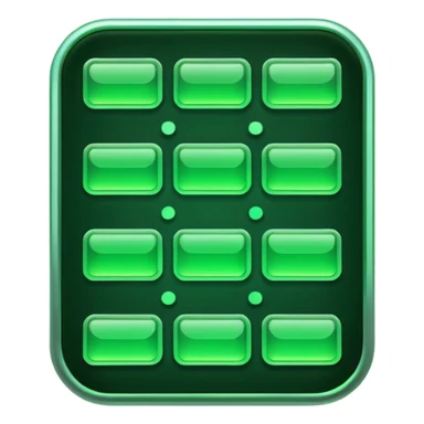 green code matrix sticker