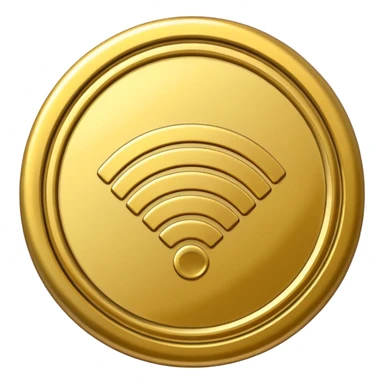wifi coin  sticker