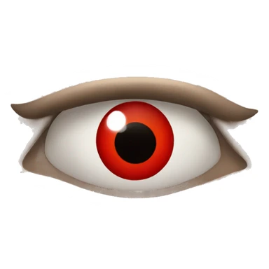 Emoji red eyes sticker
