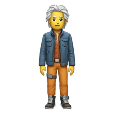 Back to the future sticker