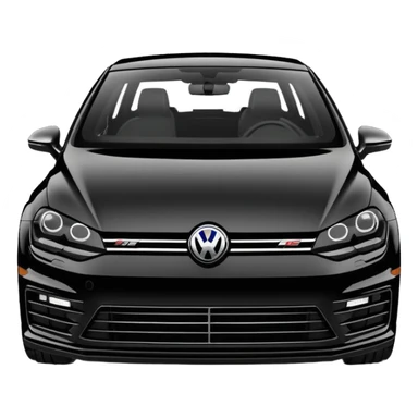 Black Edition Golf R MK7  with no red headlights or grill sticker