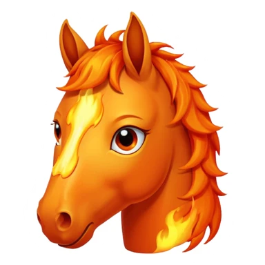 Happy fire horse emoji sad fire horse emoji worried fire horse emoji sticker