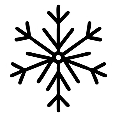 cold icon, minimal, modern, easily recognizable sticker