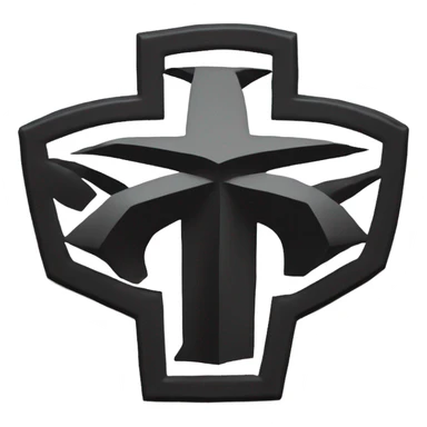 Black beveled Texas a&m lone star logo sticker