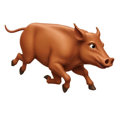 Razorback Jumping over Longhorn sticker