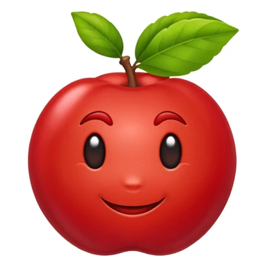 Eu quero um emoji de acerola sticker