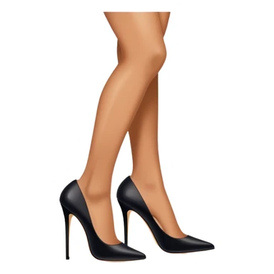 1990’s posh spice black stilettos sticker