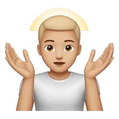 Quelqu'un qui fais un carré avec c est mains sticker