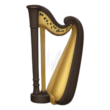 A harp sticker
