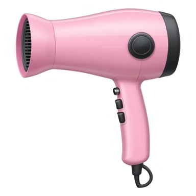 light pink hair dryer sticker