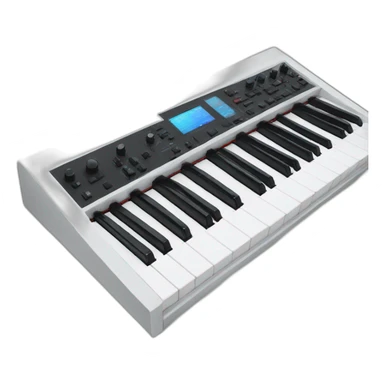 white synthesizer sticker