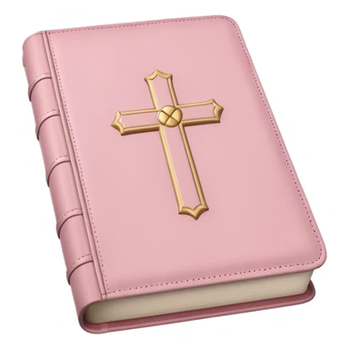 light pink Bible emoji  sticker