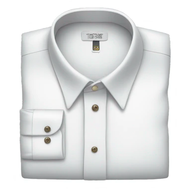 a white dress shirt item sticker